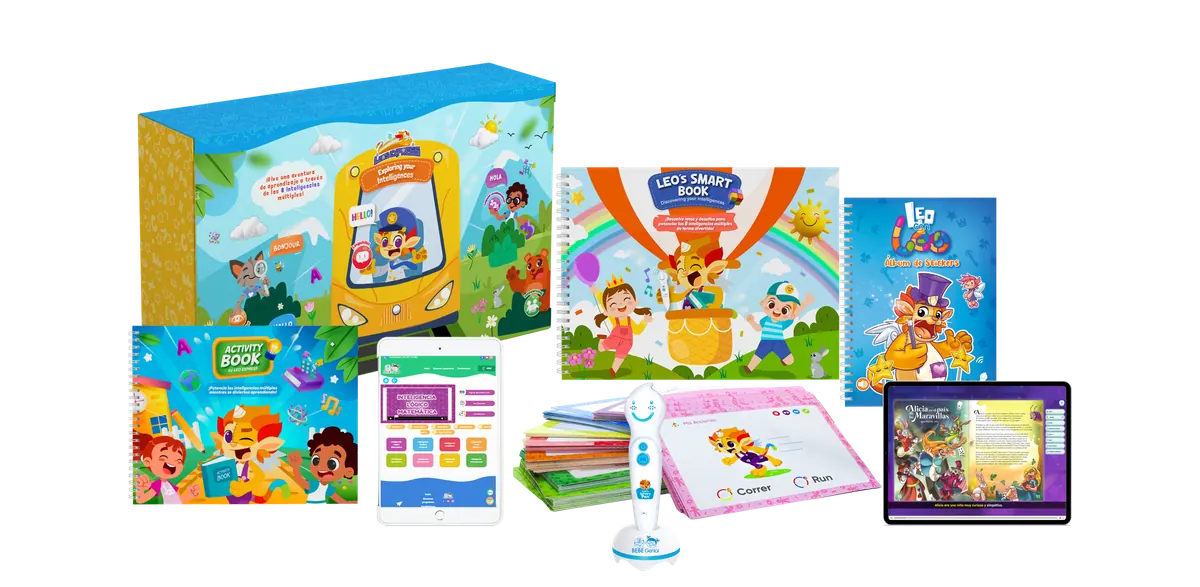 Materiales del Kit de Inteligencias Múltiples de Leo